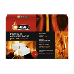 PASTILLAS ENCENDIDO RAPIDO 32 UDS BBQ