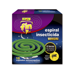 ESPIRAL INSECTICIDA ANTI-MOSQUITOS (10 UDS) FLOWER