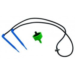 Kit stopper gotero 4 lh 2 salidas+2microtub 60 alt | El Huerto Deitana ®