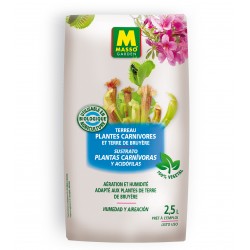 SUBSTRATE CARNIVOROUS AND ACIDIC PLANTS 2.5 L MASSO