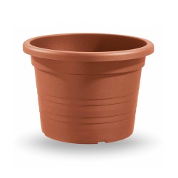 VA019-D00270-002 VASO CILINDRO¸ 27 cm TERRACOTTA