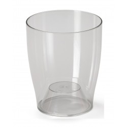 VA022-H00016-107 VASO ORCHIDEA LIVING ROT. cm 16,5 h INDOOR TRASPARENTE