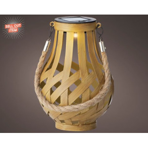 Lampara solar estaca de acero inox blanco | El Huerto Deitana ®