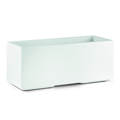 JARDINERA RECTANGULAR MATHERIA 100 cm BLANCA