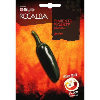 SERRANO - PIMIENTO PICANTE (Semillas) | El Huerto Deitana ®