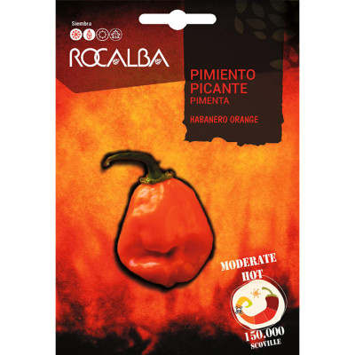 HABANERO ORANGE - PIMIENTO PICANTE (Semillas) | El Huerto Deitana ®